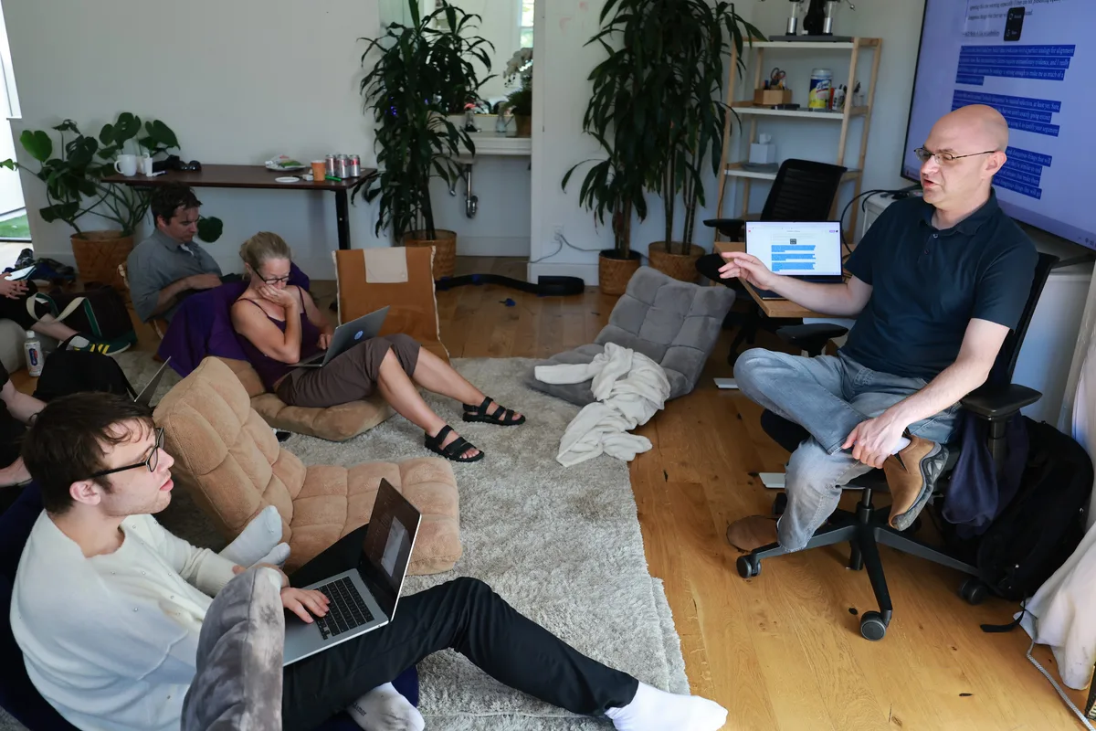 Group writing session
